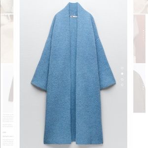 Zara Long Alpaca Blend Coat Limited Edition